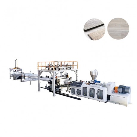 Jwell مشينري چين کان SPC پٿر-پلاسٽڪ ماحوليات منزل Extrusion لائن