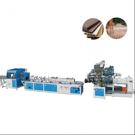 JWELL پي ۽ پي پي ڪاٺ-پلاسٽڪ پروفائيل فرش Extrusion لائن