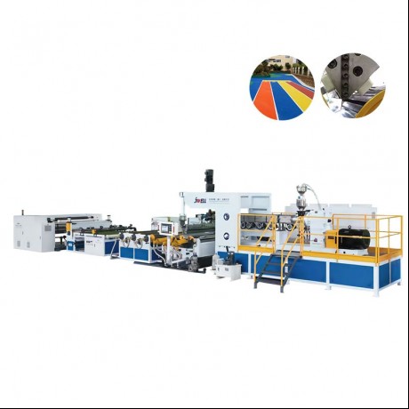 TPE/TPU Thermoplastic Prefabricated پلاسٽڪ ٽريڪ Extrusion مشين
